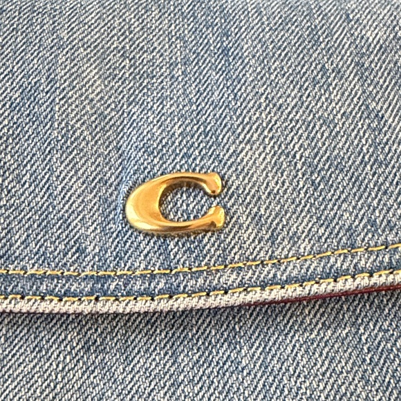 Coach Hayden Crossbody Denim Blue Crossbody Bag - Picture 5 of 6